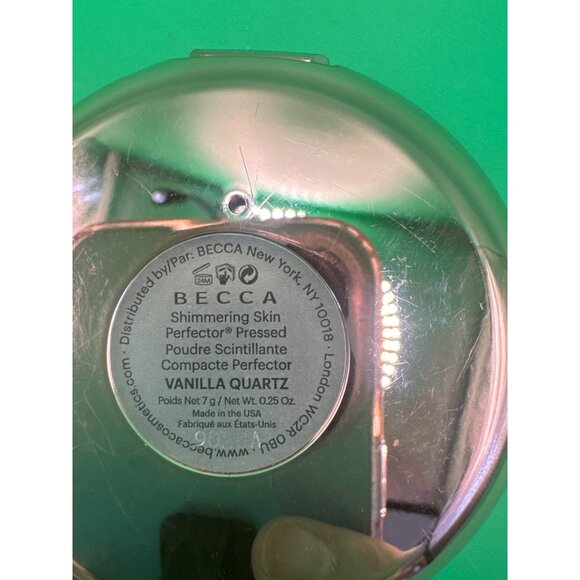 Becca Shimmering Skin Perfector Pressed Highlighter Vanilla Quartz 7g Compact - Picture 2 of 4